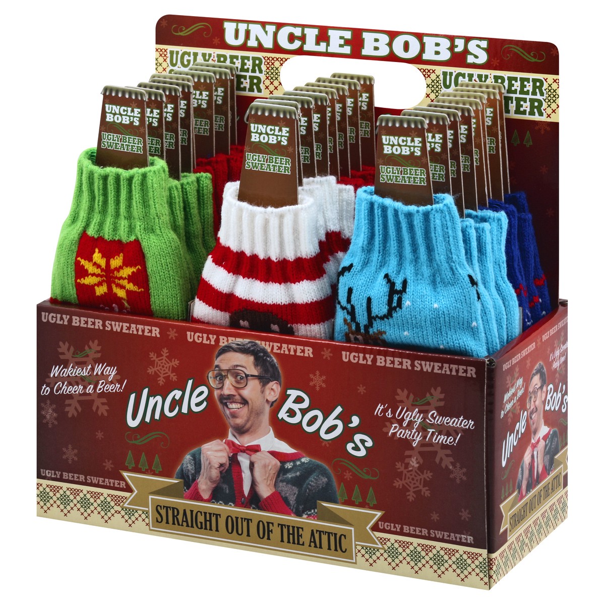 slide 6 of 10, Uncle Bob's Uncle Bobs Ugly Beer Sweater, 1 ct