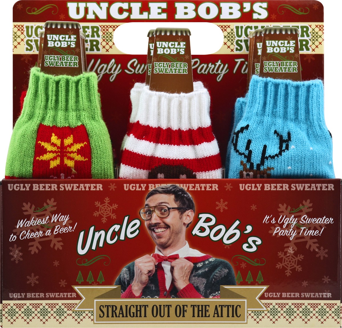 slide 10 of 10, Uncle Bob's Uncle Bobs Ugly Beer Sweater, 1 ct