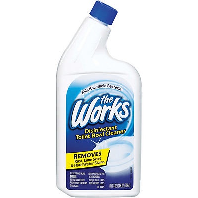 slide 1 of 1, The Works Disinfectant Toilet Bowl Cleaner, 24 oz