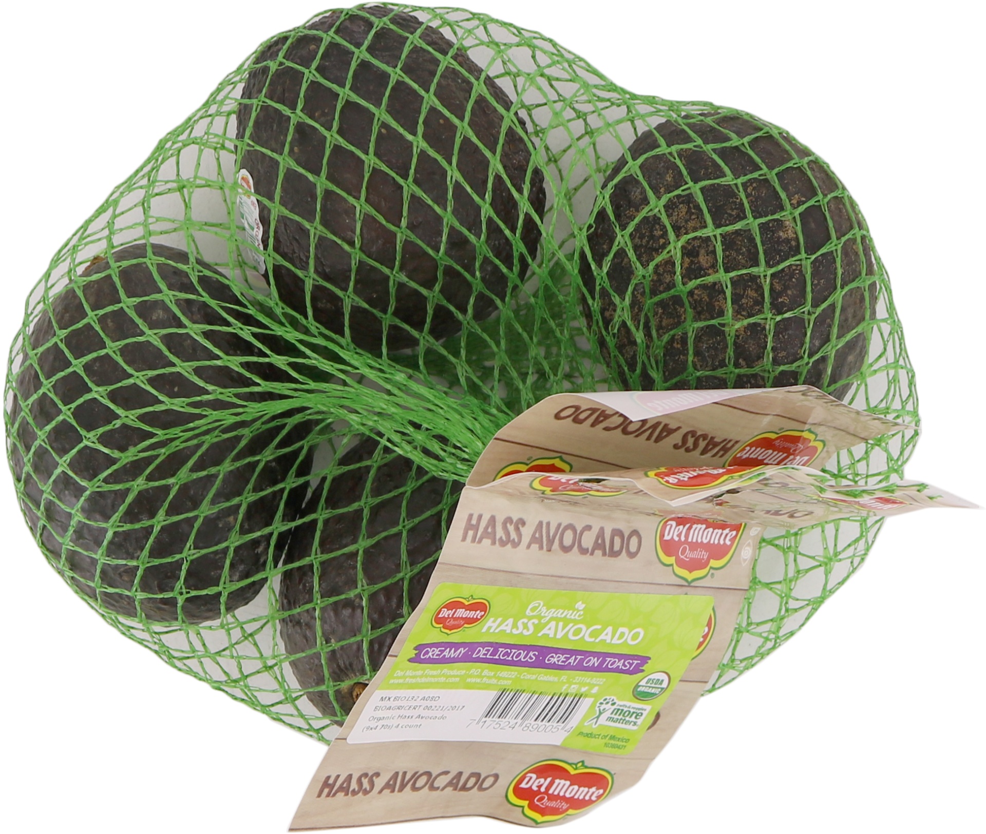 slide 1 of 1, Del Monte Avocados, 4 ct