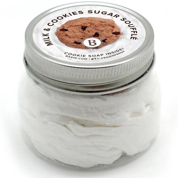 slide 1 of 1, Basin Milk And Cookies Sugar Souffle, 7.4 oz