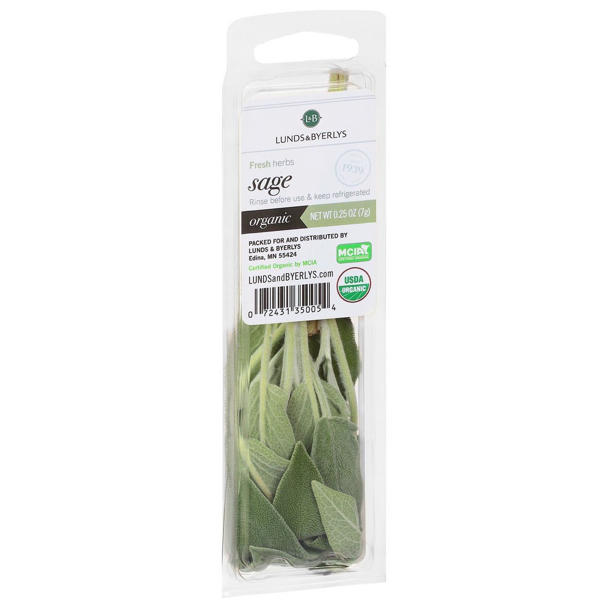 slide 8 of 9, L&B Lunds & Byerlys Fresh Herbs Sage 0.25 oz, 0.25 oz