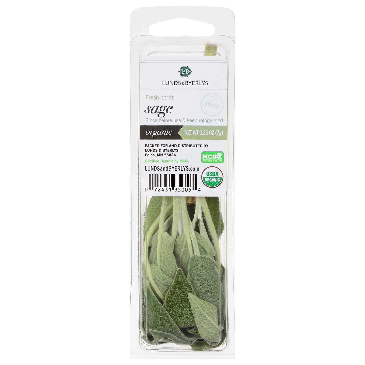 slide 5 of 9, L&B Lunds & Byerlys Fresh Herbs Sage 0.25 oz, 0.25 oz