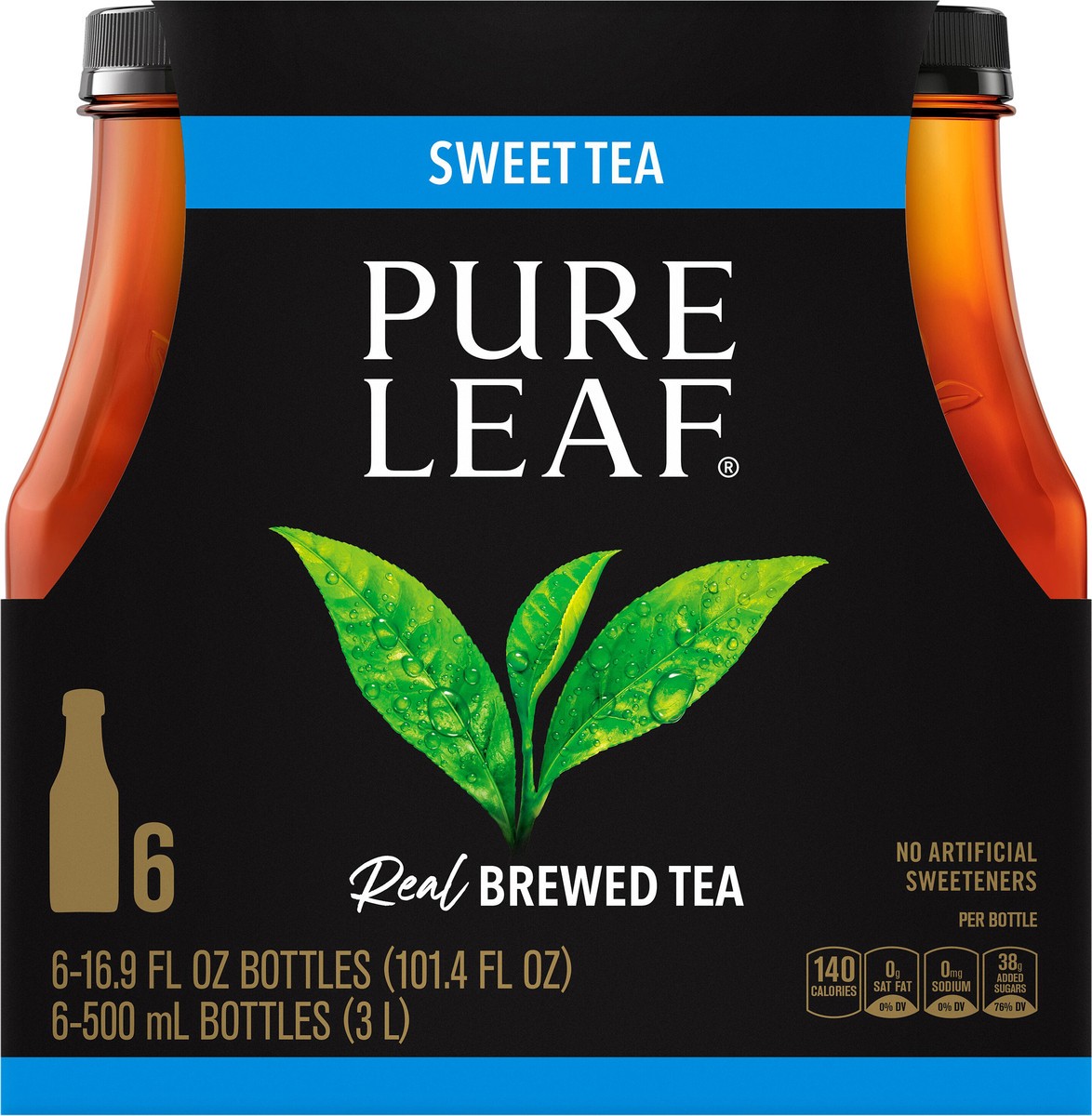 slide 5 of 7, Pure Leaf Real Brewed Tea Sweet Tea 16.9 Fl Oz 6 Count, 6 ct; 16.9 fl oz