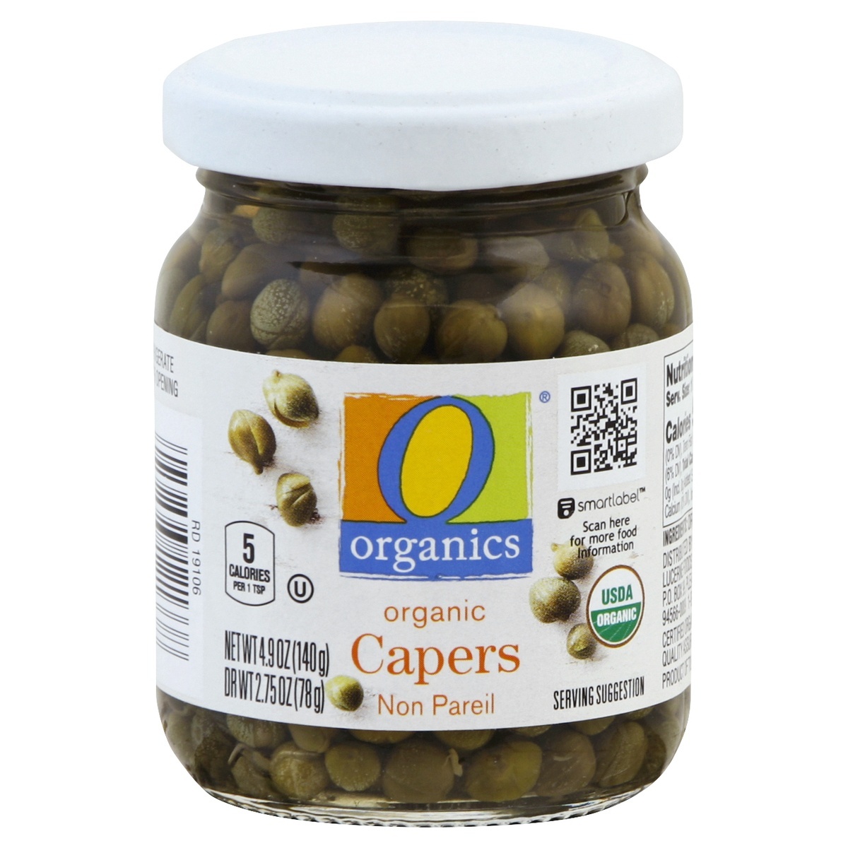 slide 1 of 2, O Organics Organic Non Pareil Capers, 