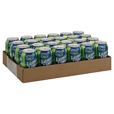 slide 1 of 1, Hill Country Fare Lemon Lime Soda Cans Case, 24 ct