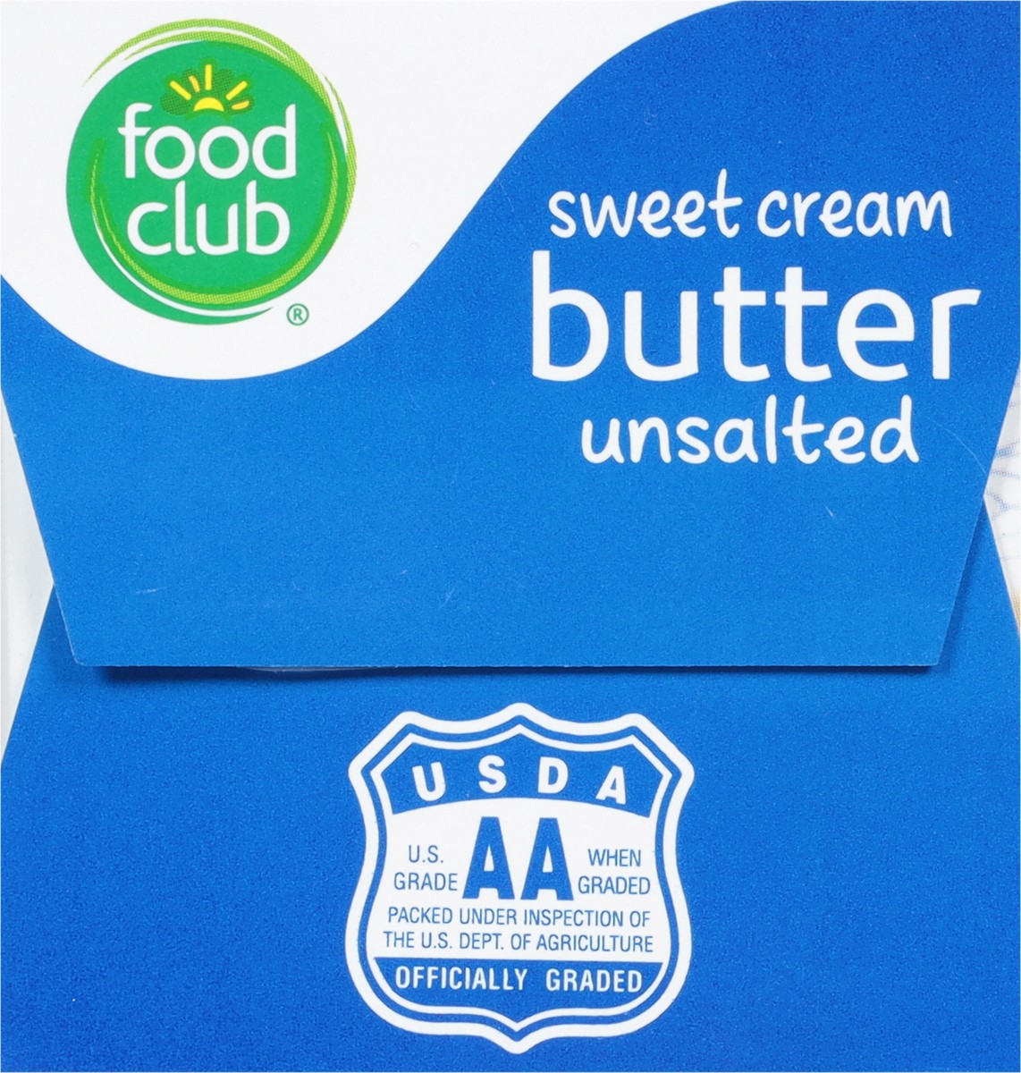 slide 8 of 9, Food Club Sweet Cream Unsalted Butter 4 ea, 4 ct