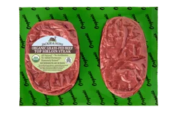 Thomas Farms Beef Top Sirloin Steak Organic Grass Fed, Natural
