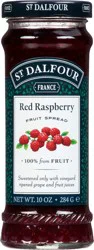 St. Dalfour Fruit Spread Deluxe Red Raspberry - 10 Oz