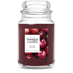 Yankee Candle Large Jar Black Cherry 22 Oz.