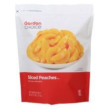 slide 1 of 1, Gordon Choice Frozen Sliced Peaches, 80 oz