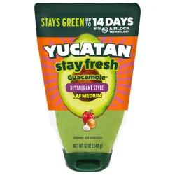 Yucatan Restaurant Style Medium Guacamole 12 oz