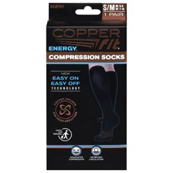 Copper Fit Energy S/M Compression Socks 1 Pair