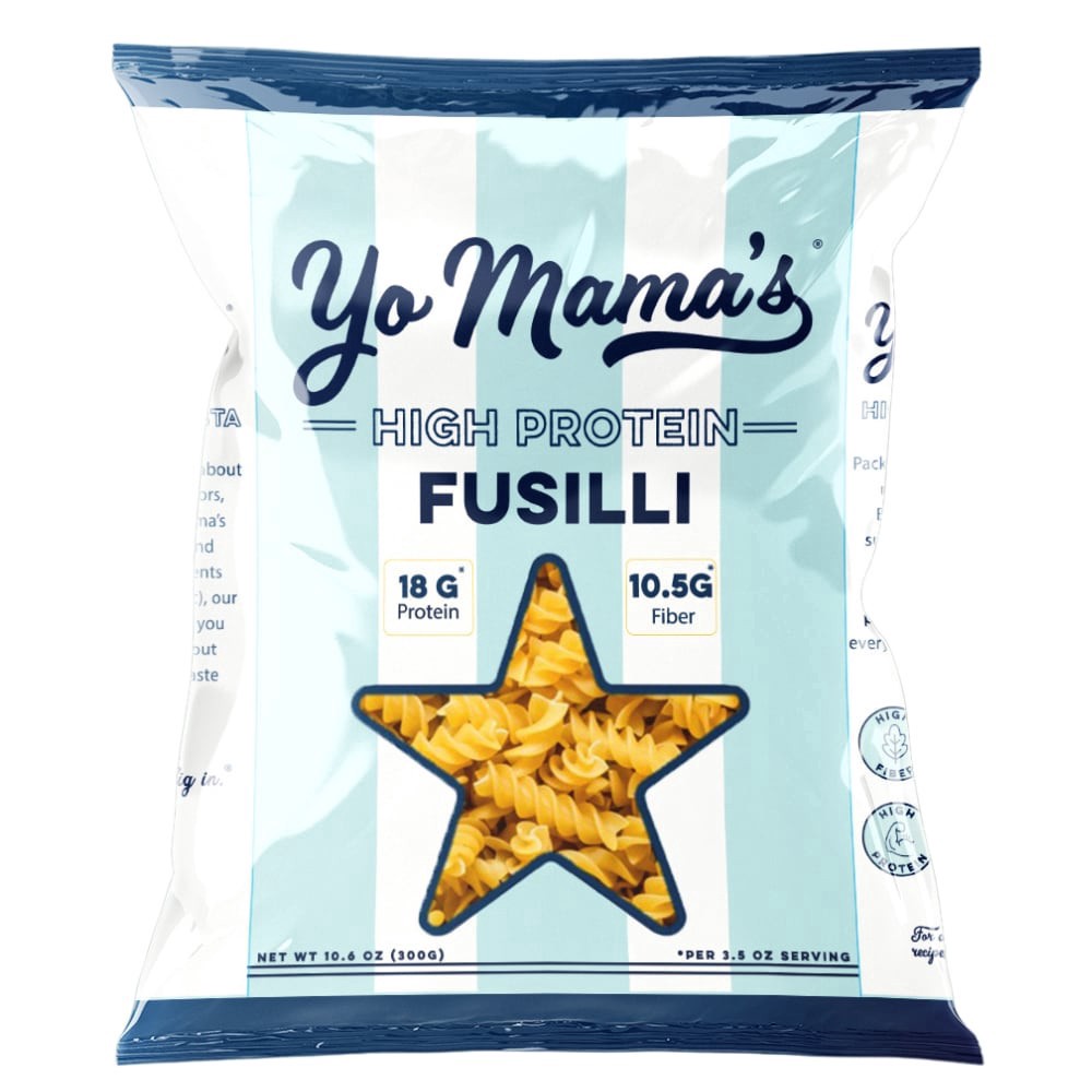 slide 1 of 1, Yo Mama's® High Protein Fusilli Pasta, 10.6 oz