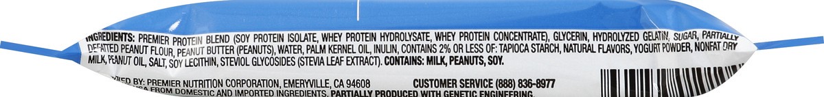 slide 4 of 5, Premier Protein Yogurt Peanut Crunch High Protein Bar, 2.53 oz