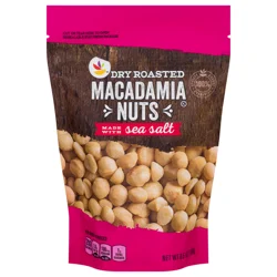 Giant Macadamia Nuts Dry Rosated made with Sea Salt