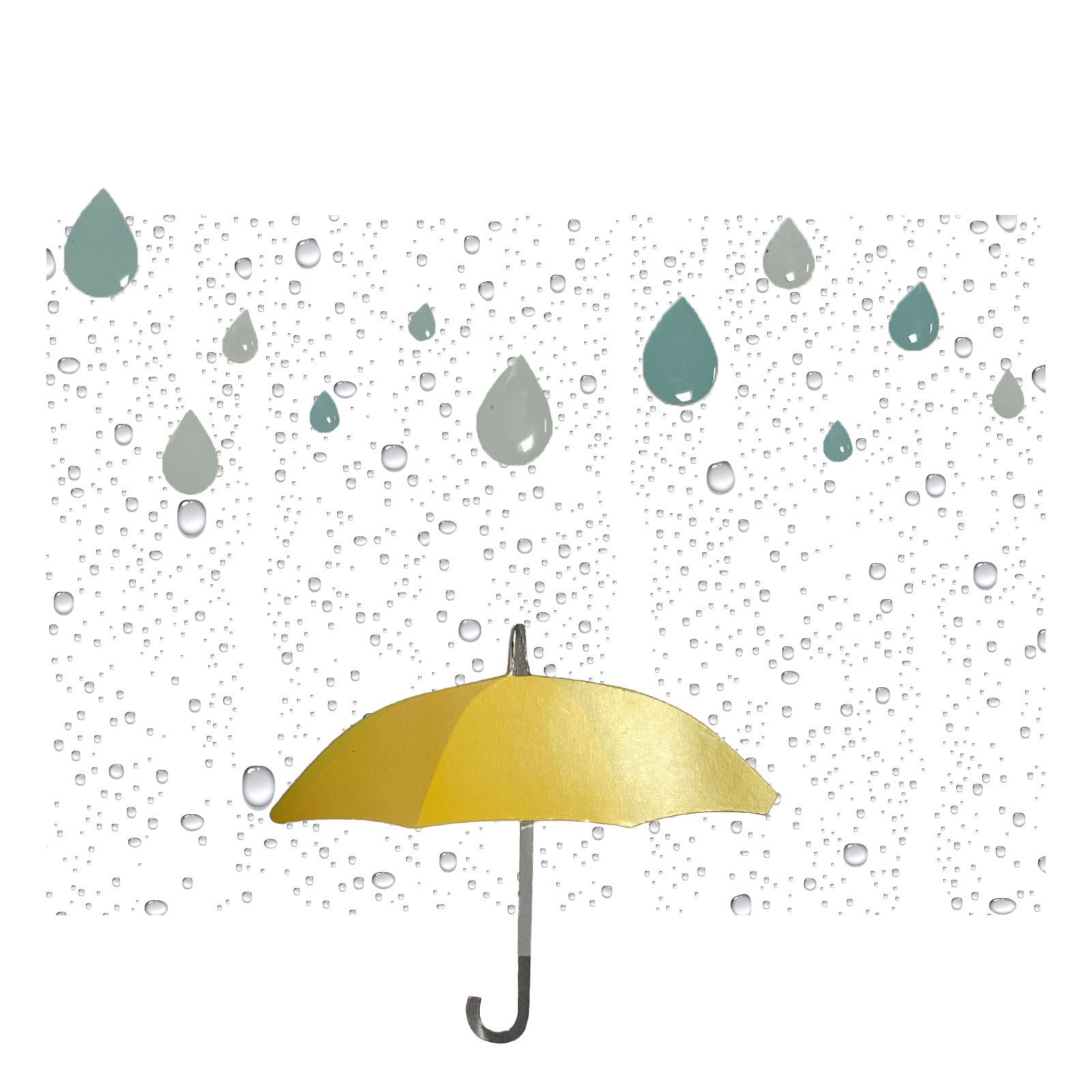 slide 4 of 5, Raindrop Stickers By Recollections, 4 in x 8.5 in