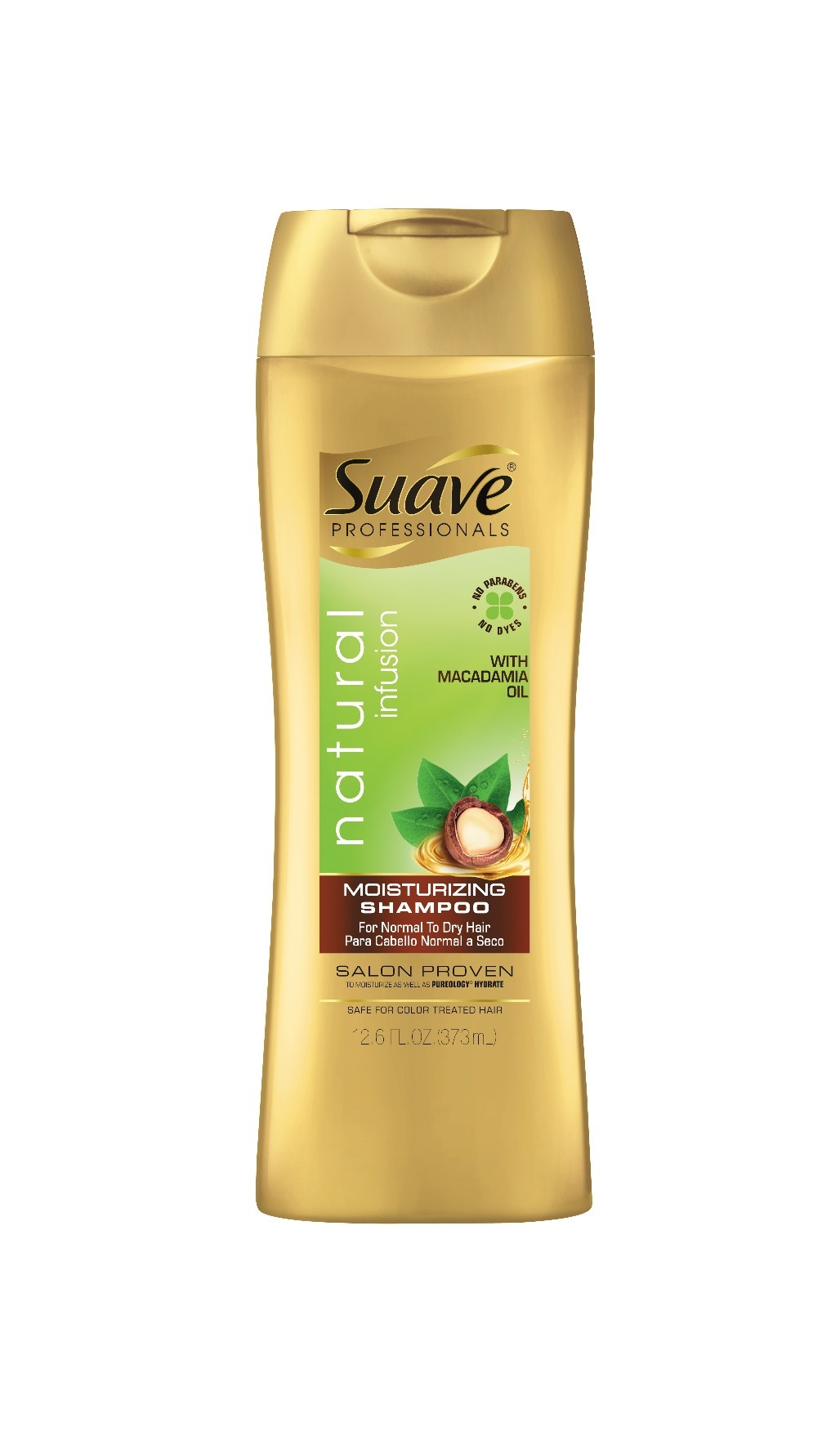 slide 1 of 1, Suave Professionals Natural Infusion Macadamia Oil & White Orchid Shampoo, 12.6 fl oz