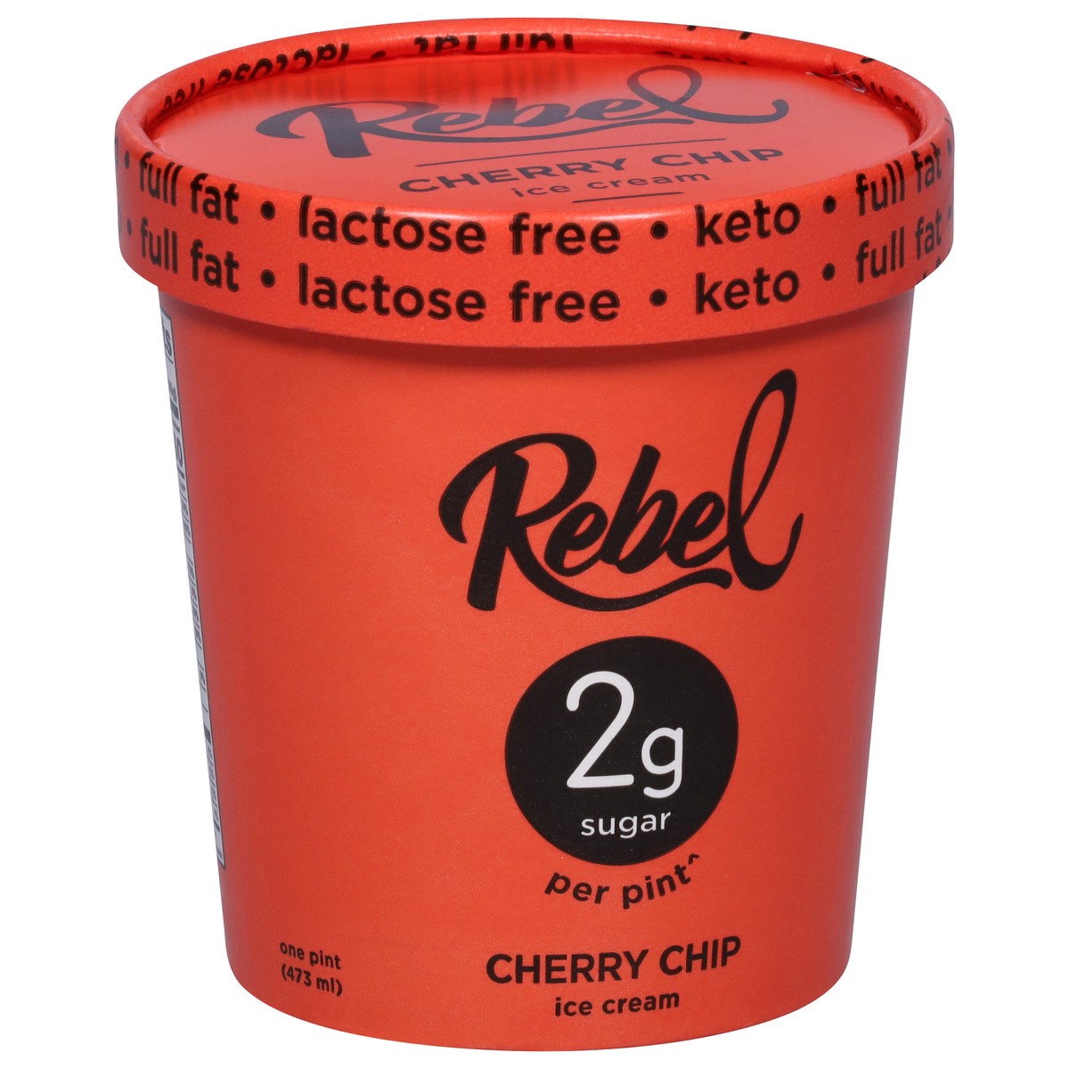 slide 6 of 9, Rebel Cherry Chip Ice Cream 1 pt, 1 pint