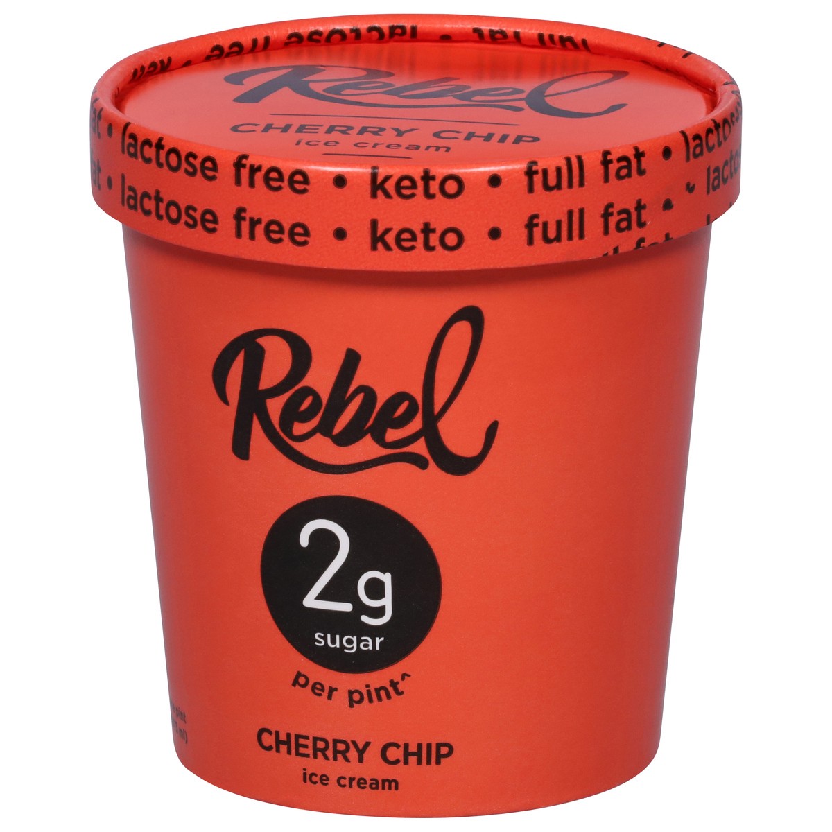 slide 3 of 9, Rebel Cherry Chip Ice Cream 1 pt, 1 pint