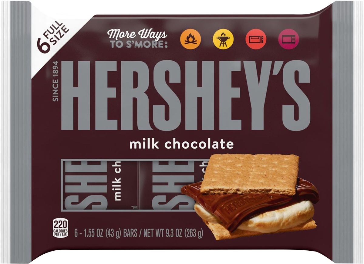 slide 4 of 6, Hershey's Milk Chocolate Bar, 9.3 oz