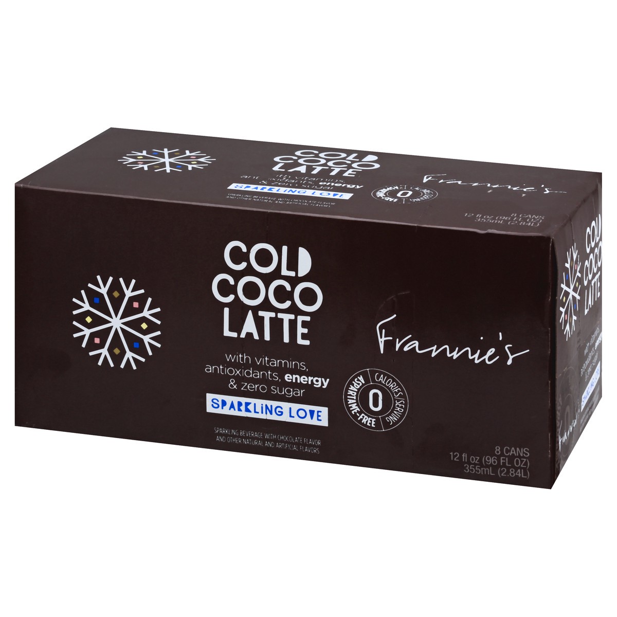 slide 3 of 8, Frannie's Sparkling Beverage 8 ea, 8 ct