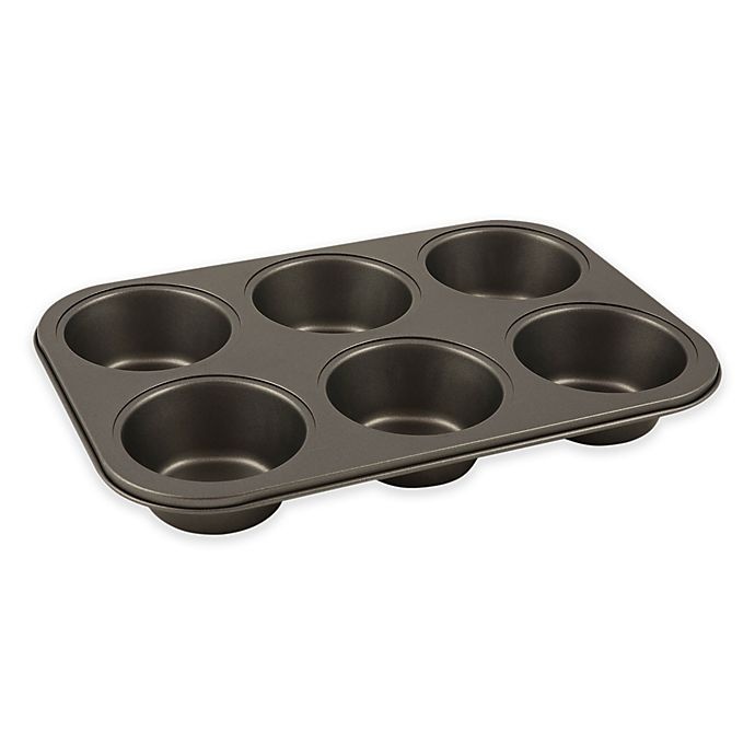 slide 1 of 1, RangeKleen Nonstick 6-Cup Jumbo Muffin Pan - Grey, 1 ct