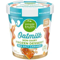 Simple Truth Sea Salt Caramel Oatmilk Dairy Free Frozen Dessert