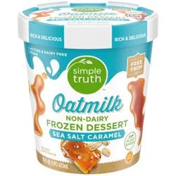 Simple Truth Sea Salt Caramel Oatmilk Dairy Free Frozen Dessert