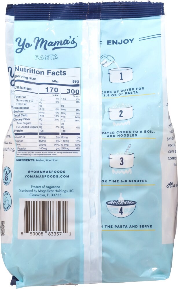 slide 2 of 4, Yo Mama's® High Protein Penne Pasta, 10.6 oz