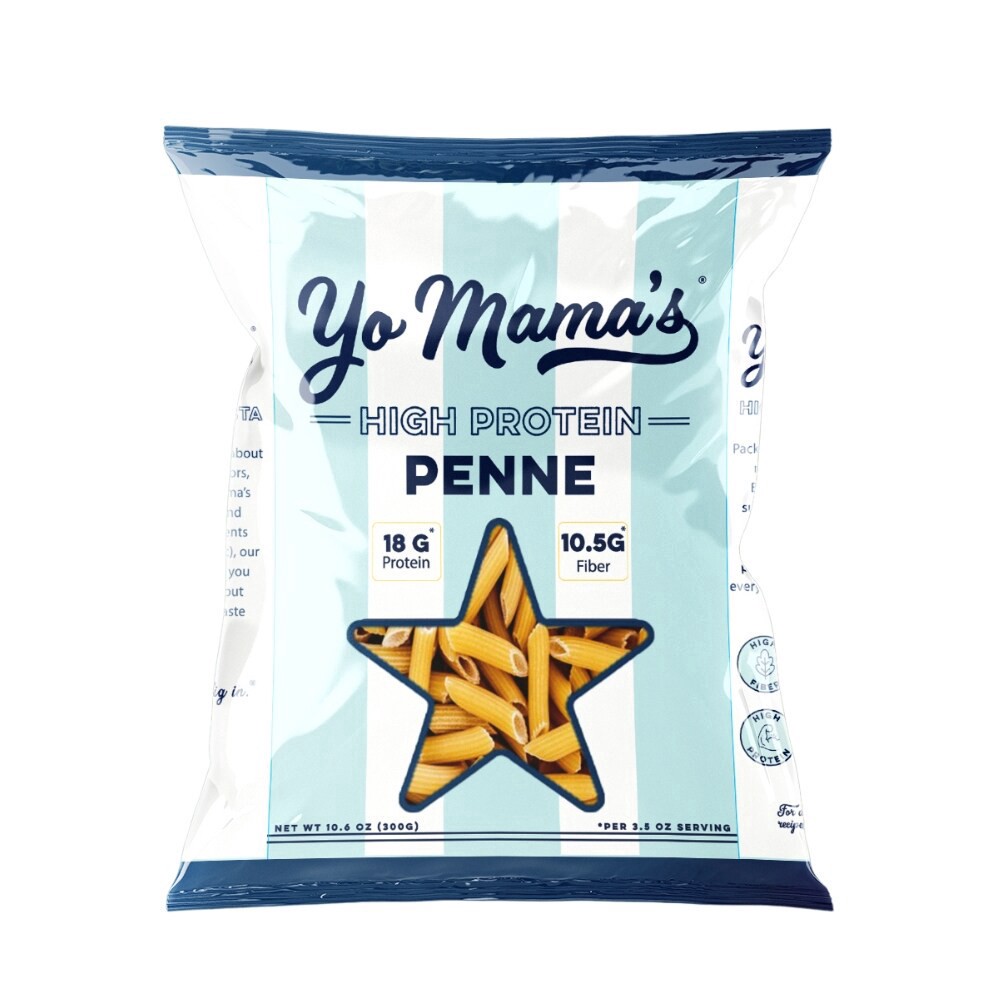 slide 1 of 4, Yo Mama's® High Protein Penne Pasta, 10.6 oz