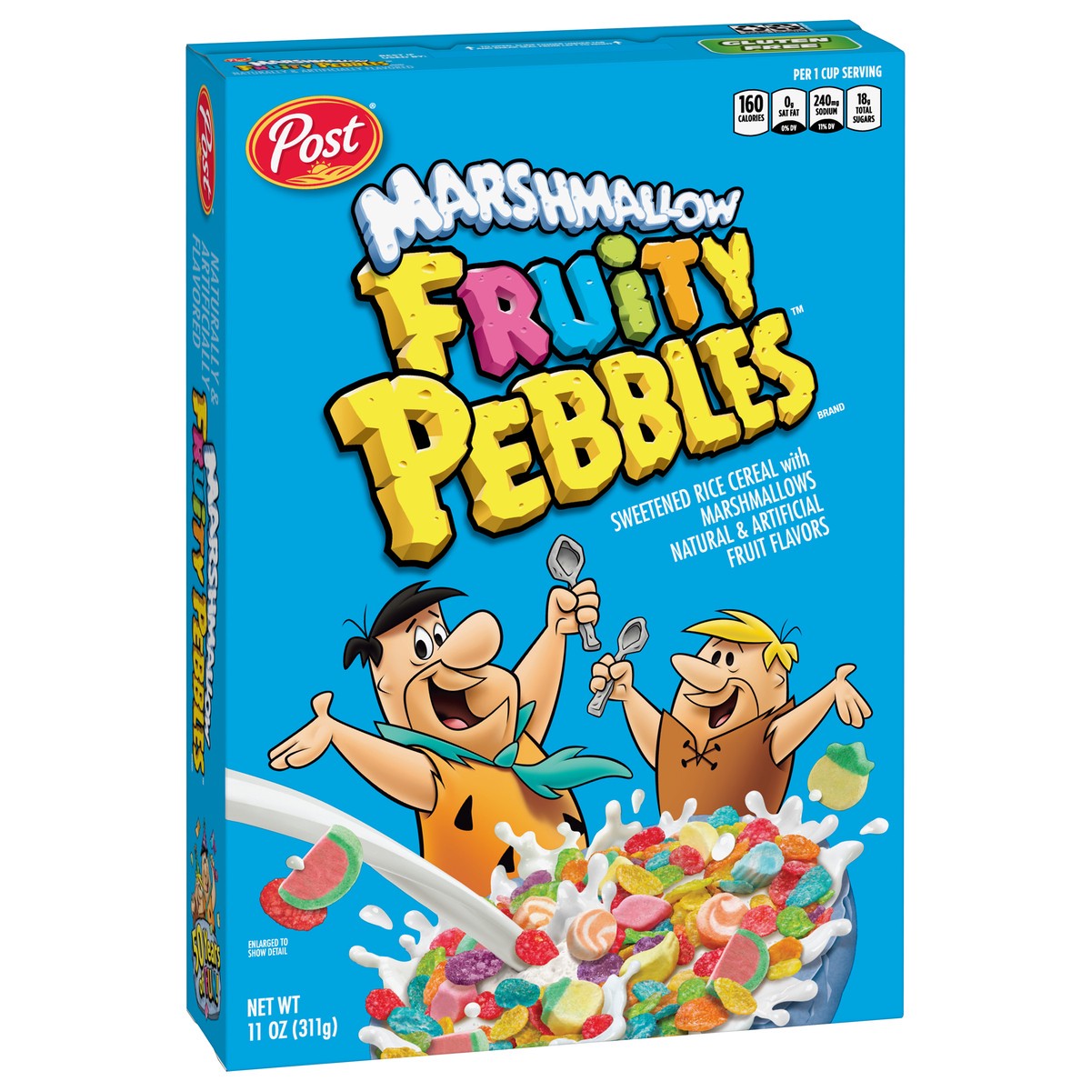 slide 3 of 9, Post Fruity Pebbles Marshmallow Cereal, 11 oz Box, 11 oz