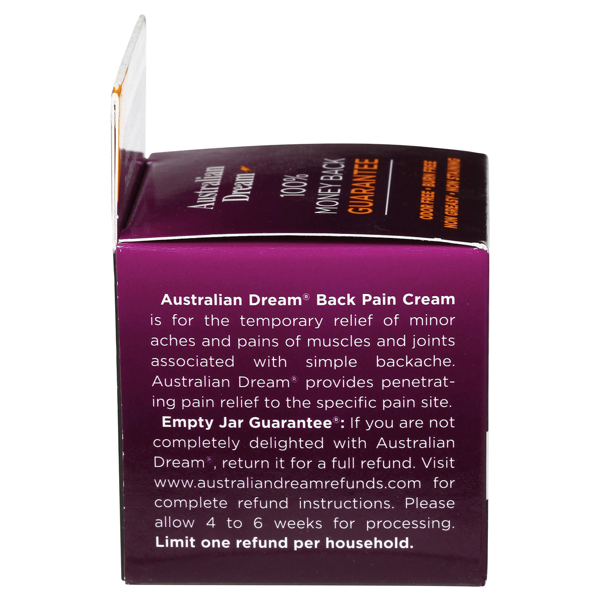 slide 2 of 8, Australian Dream Back Pain Cream, 4 oz