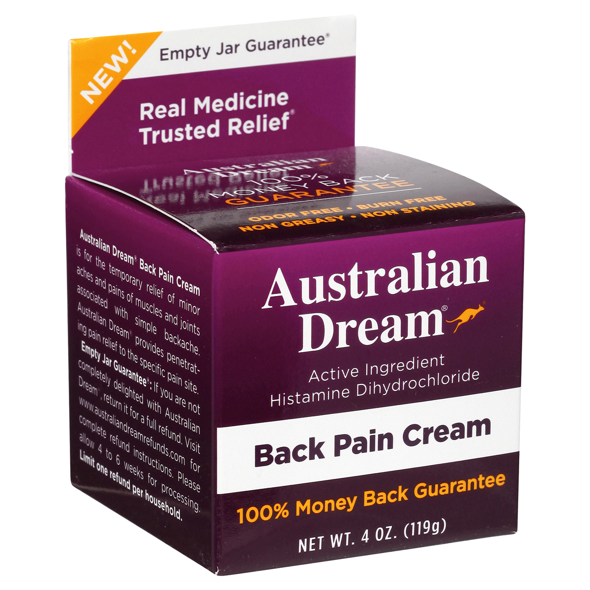 Australian Dream Back Pain Cream 4 oz | Shipt