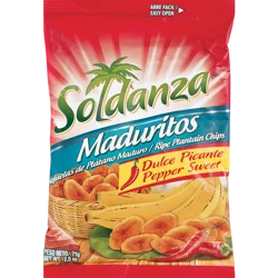 Soldanza Maduritos Sweet Pepper Plantain Chips
