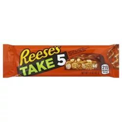 Reese's Take 5 Pretzel, Peanut and Chocolate Candy Bar, 1.5 oz