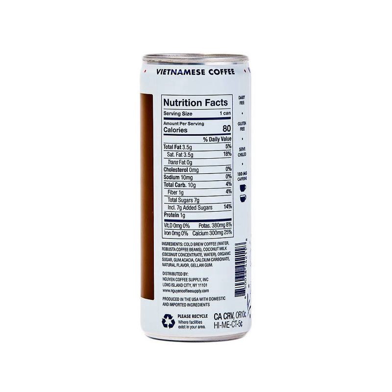 slide 4 of 5, Nguyen Coffee Supply Coconut Vietnamese Coffee 7.5 fl oz, 7.5 fl oz