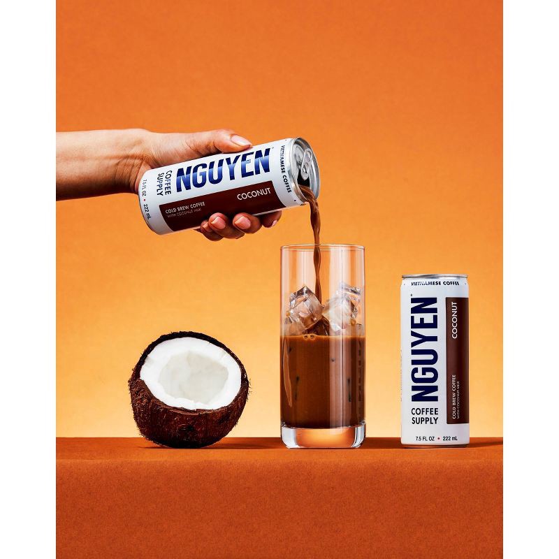 slide 3 of 5, Nguyen Coffee Supply Coconut Vietnamese Coffee 7.5 fl oz, 7.5 fl oz