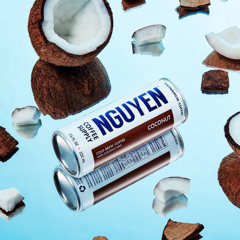 slide 5 of 5, Nguyen Coffee Supply Coconut Vietnamese Coffee 7.5 fl oz, 7.5 fl oz