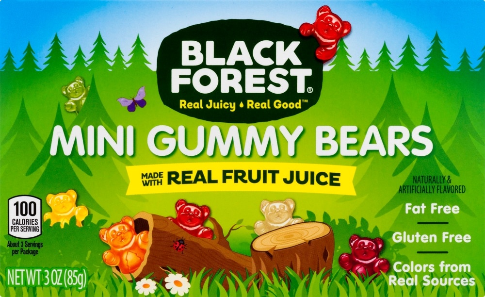 slide 1 of 1, Black Forest Mini Gummy Bears, 3 oz