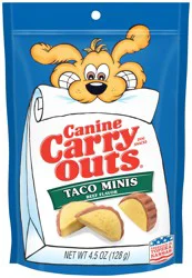 Canine Carry Outs Dog Treat, Taco