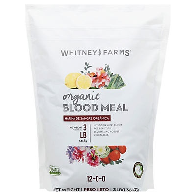 slide 1 of 1, Whitney Farms Organic Blood Meal, 3 lb