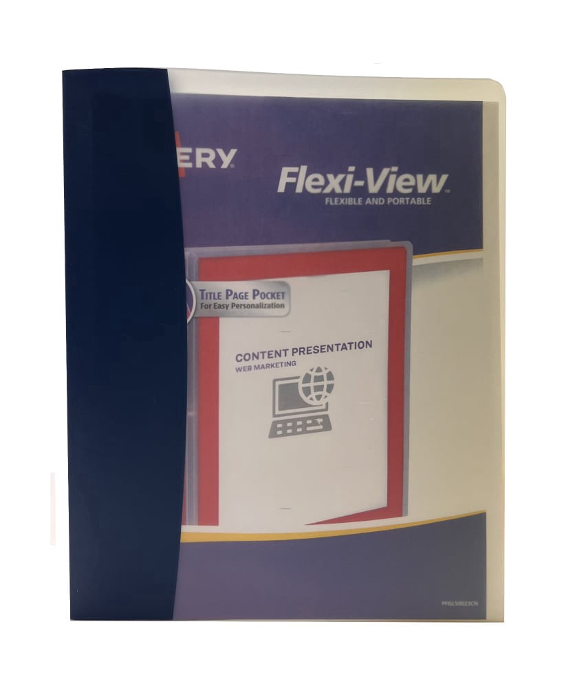 slide 1 of 1, Avery Flexi-View Flexible And Portable Binder, 1 ct