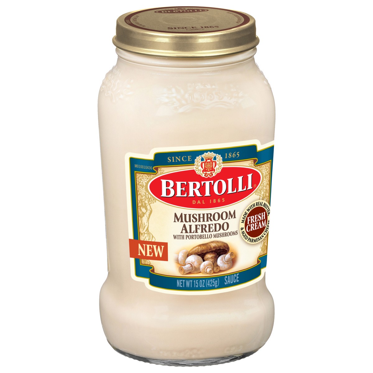 slide 5 of 13, Bertolli Mushroom Alfredo Sauce 15 oz, 15 oz