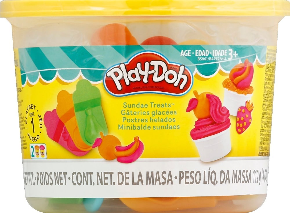 slide 1 of 1, Play-Doh Sundae Treats Mini Bucket, 1 ct