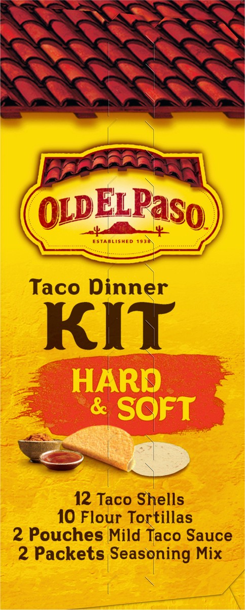 slide 5 of 9, Old El Paso Hard & Soft Taco Dinner Kit, Family Size, 2 Kits, 21.2 oz., 21.2 oz