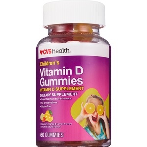 slide 1 of 1, CVS Health Kids' Gummy D Vitamin Gummies, 60 ct