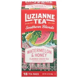 Luzianne Southern Blends Watermelon & Honey Green Tea 18 Bags