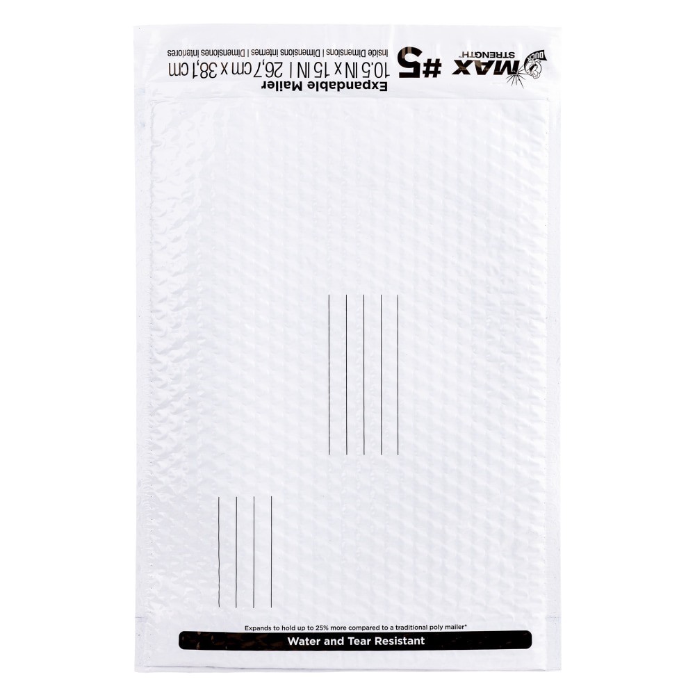 slide 1 of 1, Duck #5 Expandable Poly Bubble Mailer, 1 ct