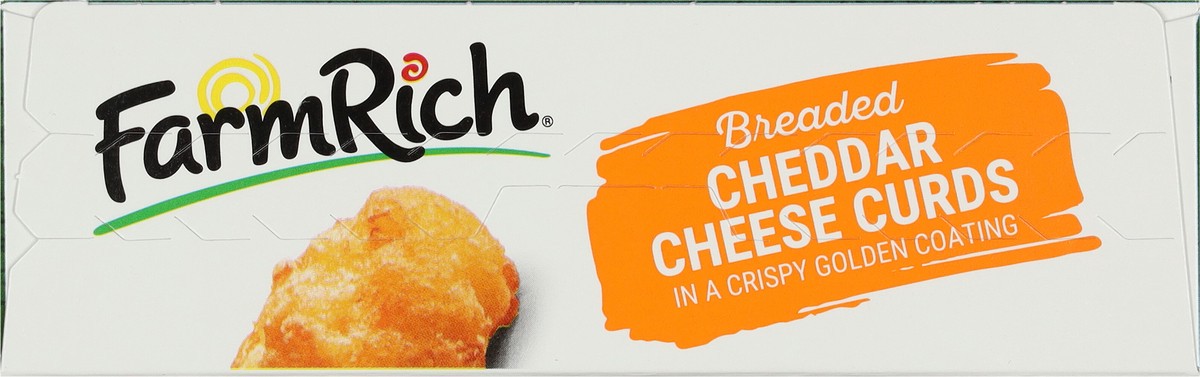 slide 9 of 9, Farm Rich Breaded Cheddar Cheese Curds 15 oz, 15 oz
